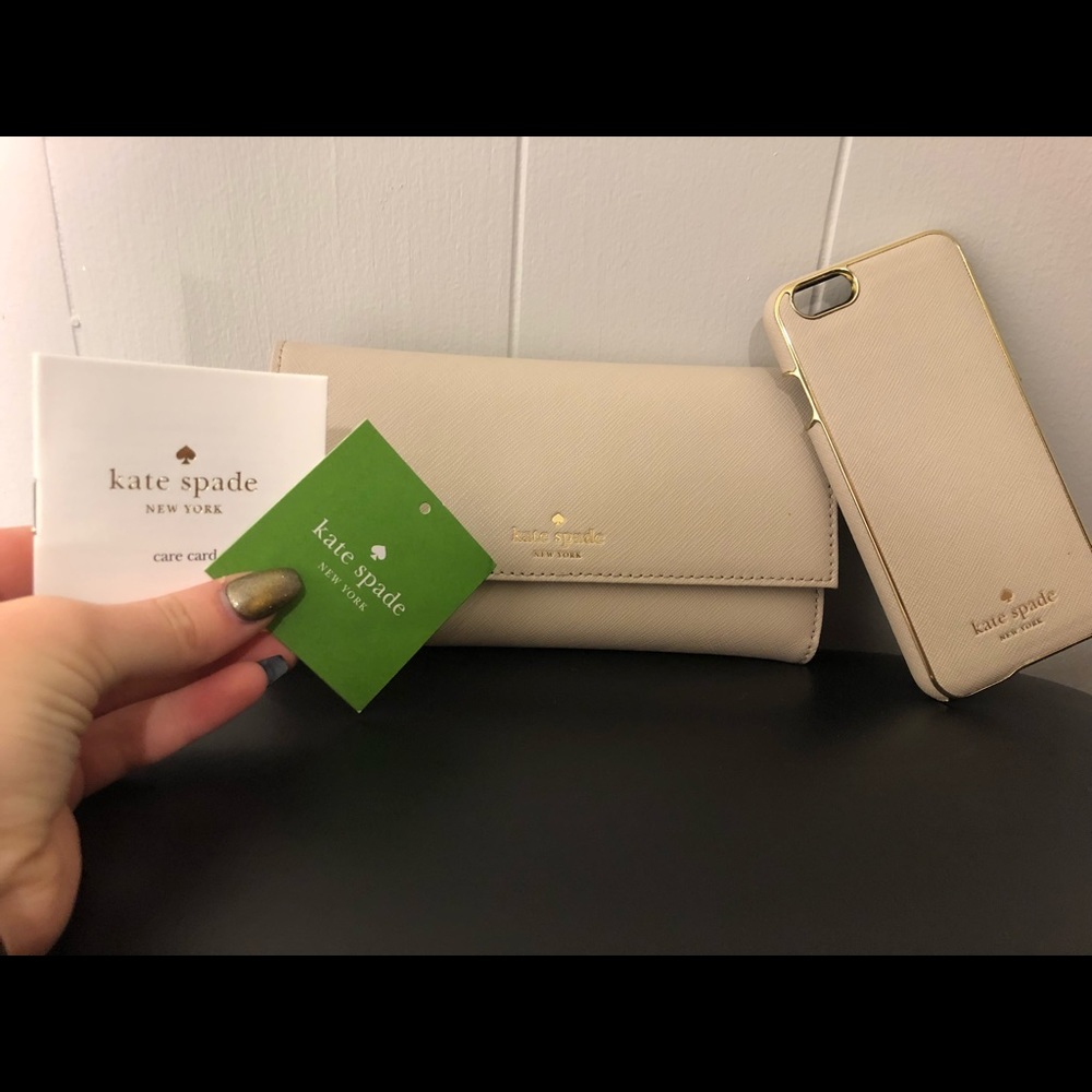 Kate Spade Wallet & Matching Phone Case